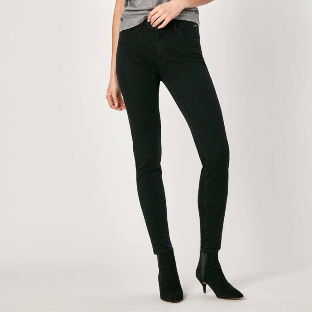 MAVI Alissa High-Rise Super Skinny Jeans in Black
